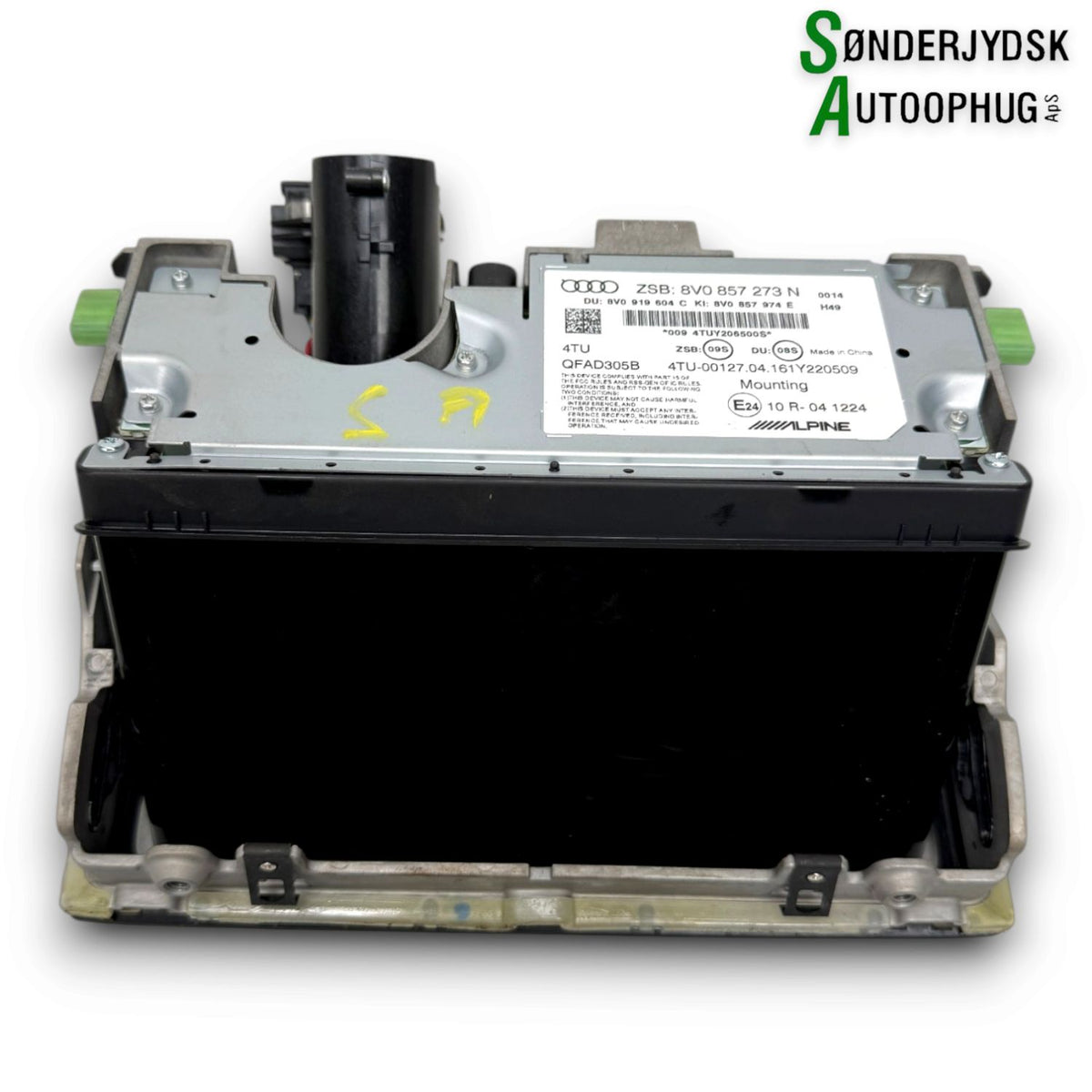 Audi A3 8V Multiskærm (Evt. Touch) Med OEM Nr. 8V0857273N Fra Audi Ophugger