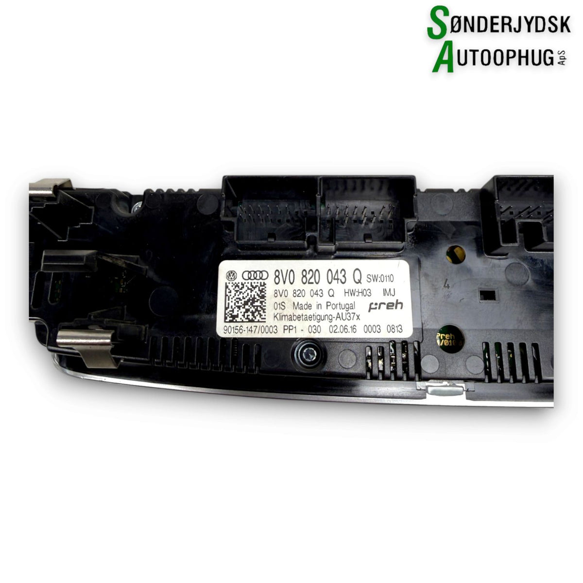 Audi A3 8V Varmeregulering Med OEM Nr. 8V0820043QIMJ Fra Audi Ophugger