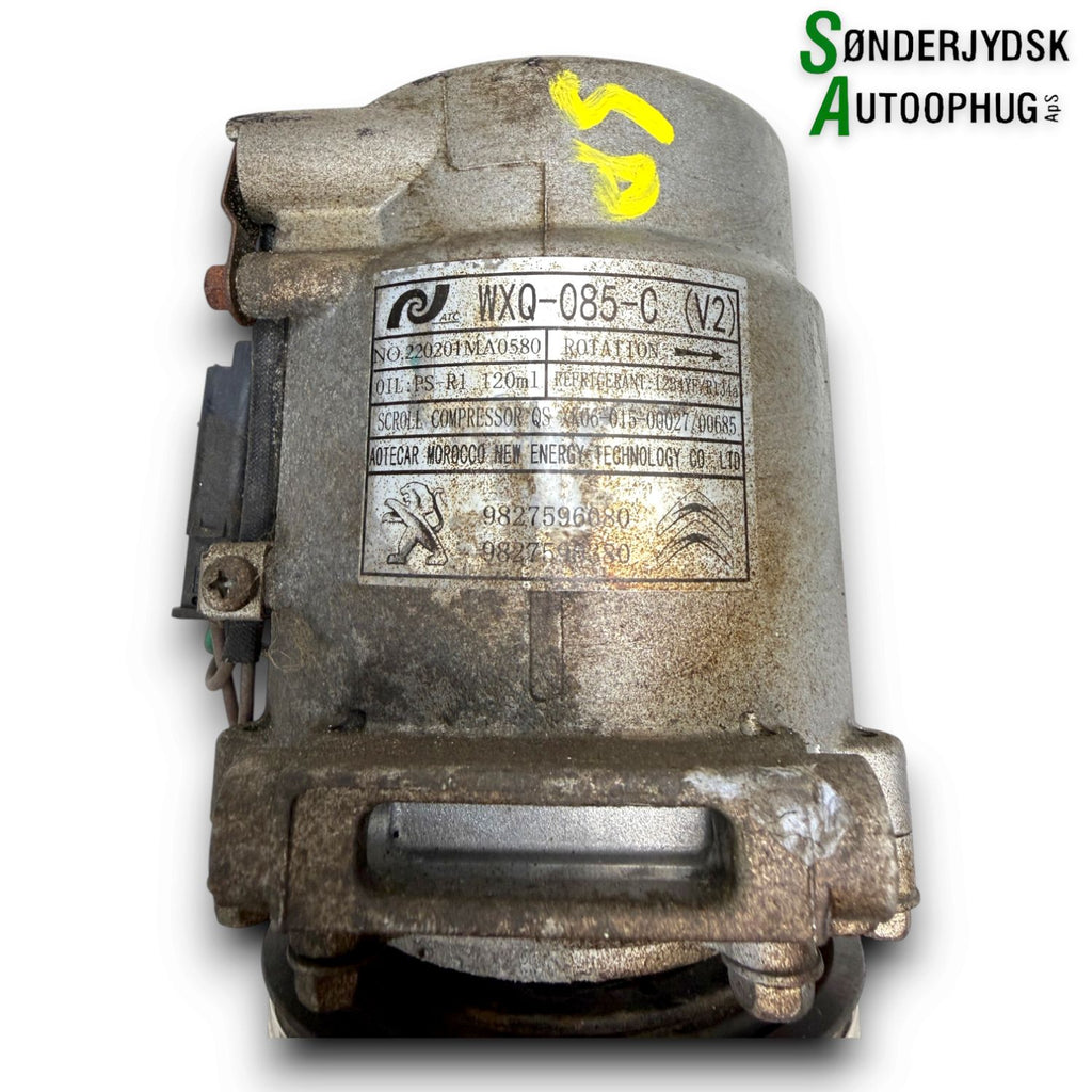 Opel Corsa F Aircondition Pumpe Med OEM Nr. 9827598380 Fra Opel Ophugger