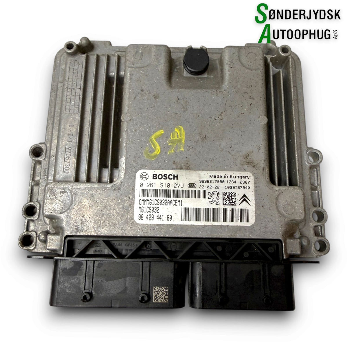 Opel Corsa F Motorstyring - Motorstyreboks - Injection Elboks Med OEM Nr. 0261S102VU Fra Opel Ophugger