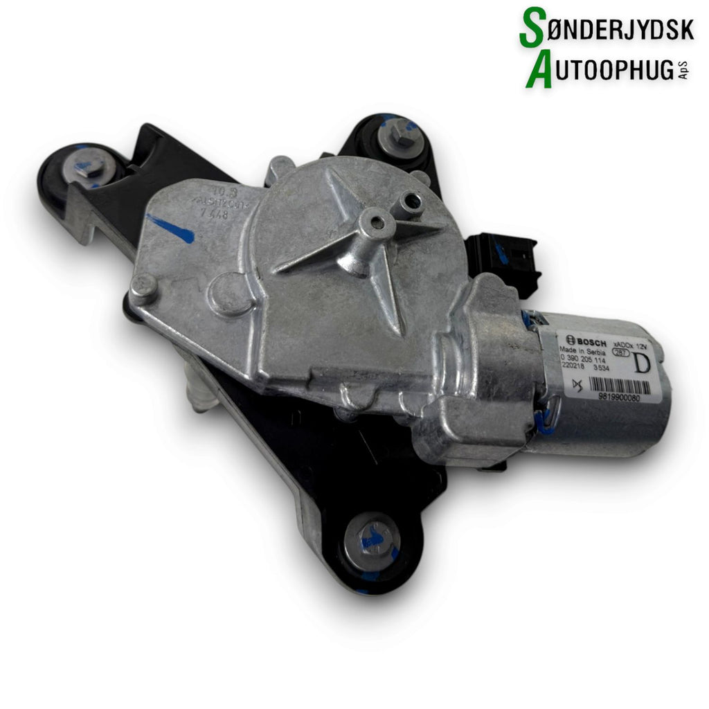 Opel Corsa F Bagrudevisker Motor Med OEM Nr. 0390205114 Fra Opel Ophugger