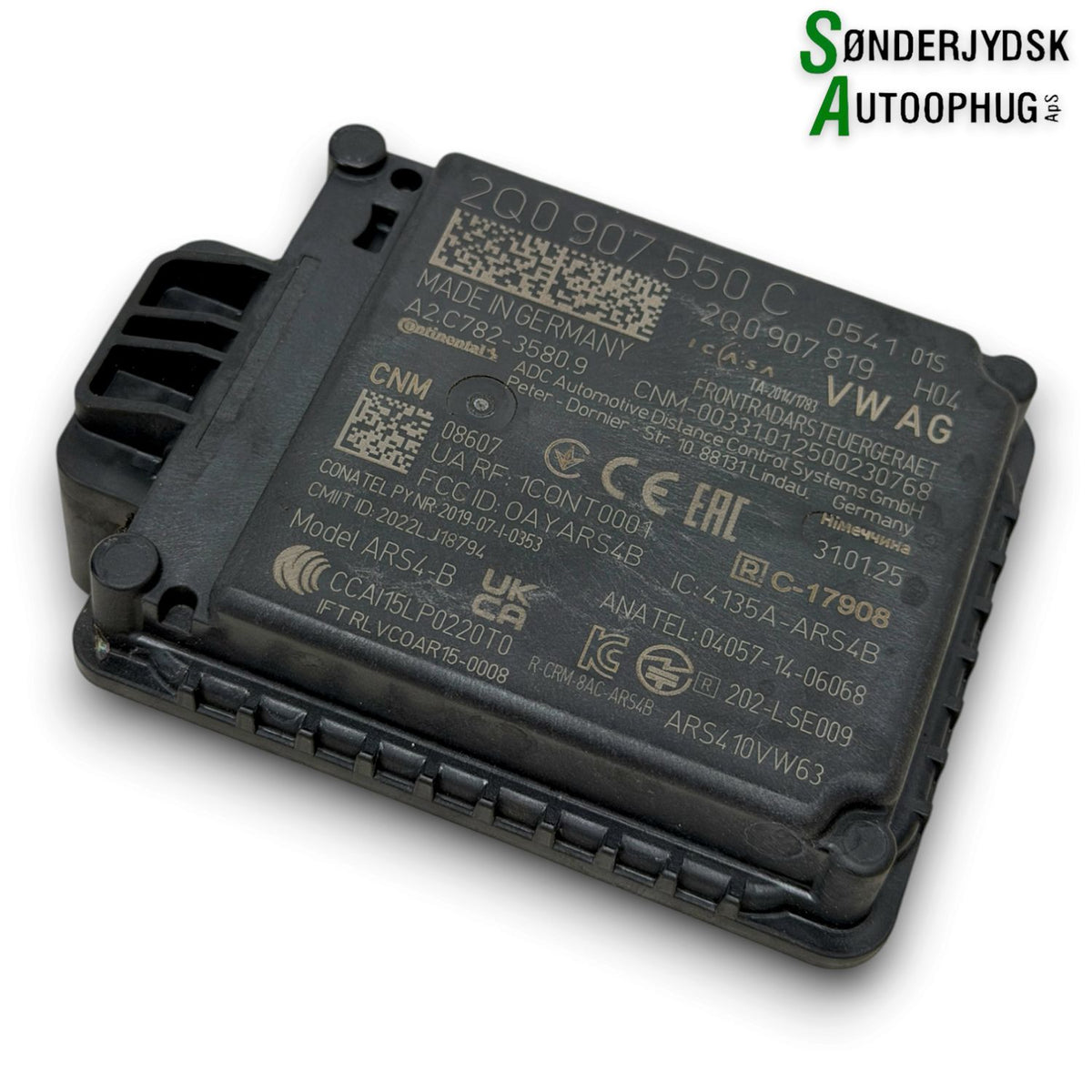 Skoda Fabia Radar Med OEM Nr. 2Q0907819H04 Fra Skoda Ophugger