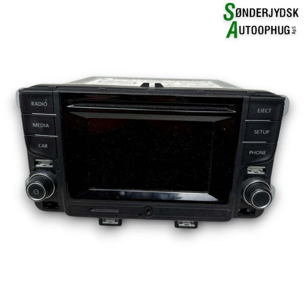 VW Polo 6C Radio M/Cd Med OEM Nr. 6C0035869D Fra VW Ophugger