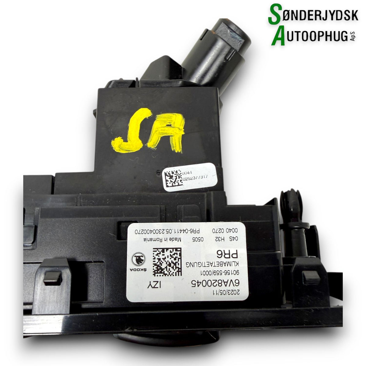 Skoda Fabia Varmeregulering Med OEM Nr. 6VA820045IZY Fra Skoda Ophugger