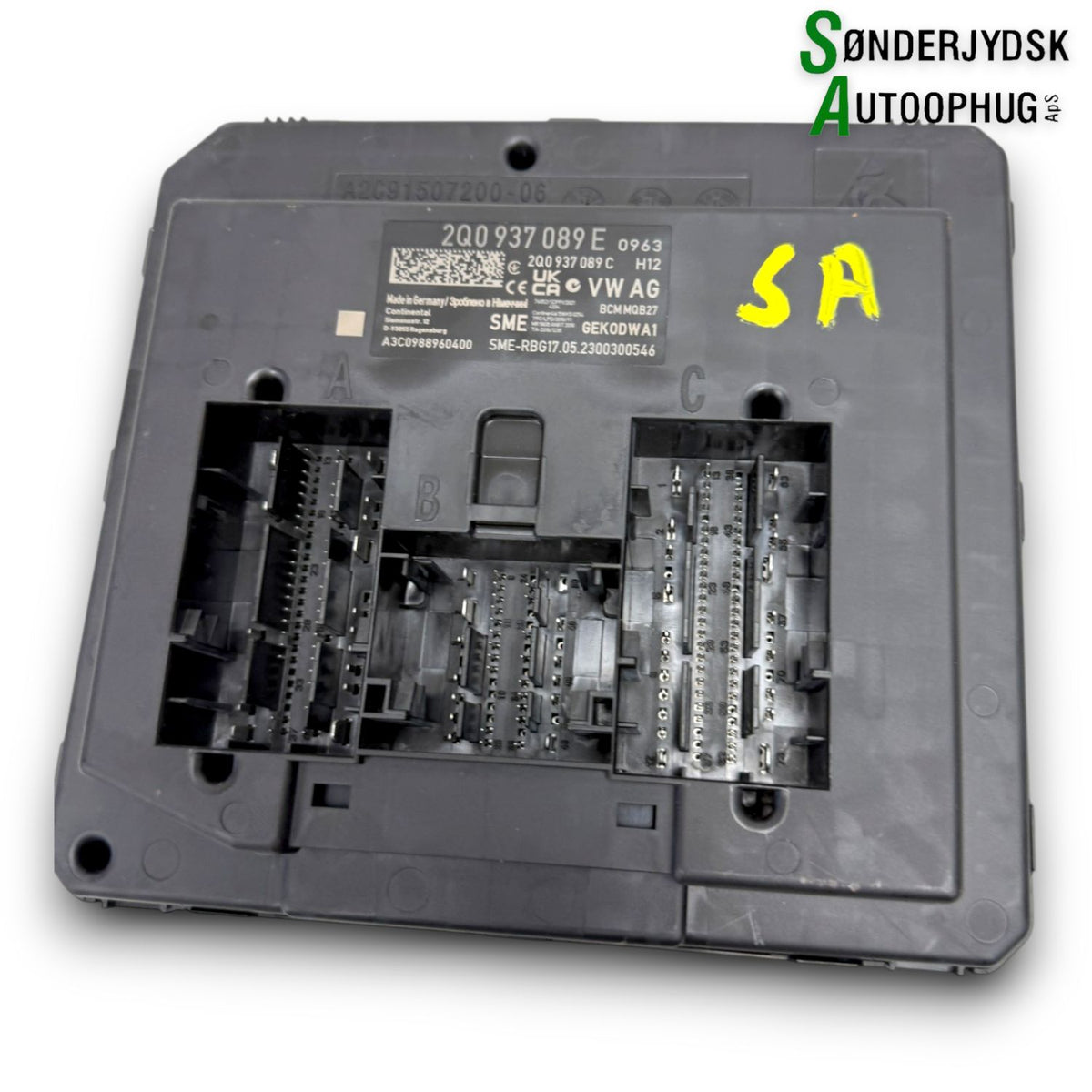 Skoda Fabia Bcm / Komfortkomputer Med OEM Nr. 2Q0937089E Fra Skoda Ophugger