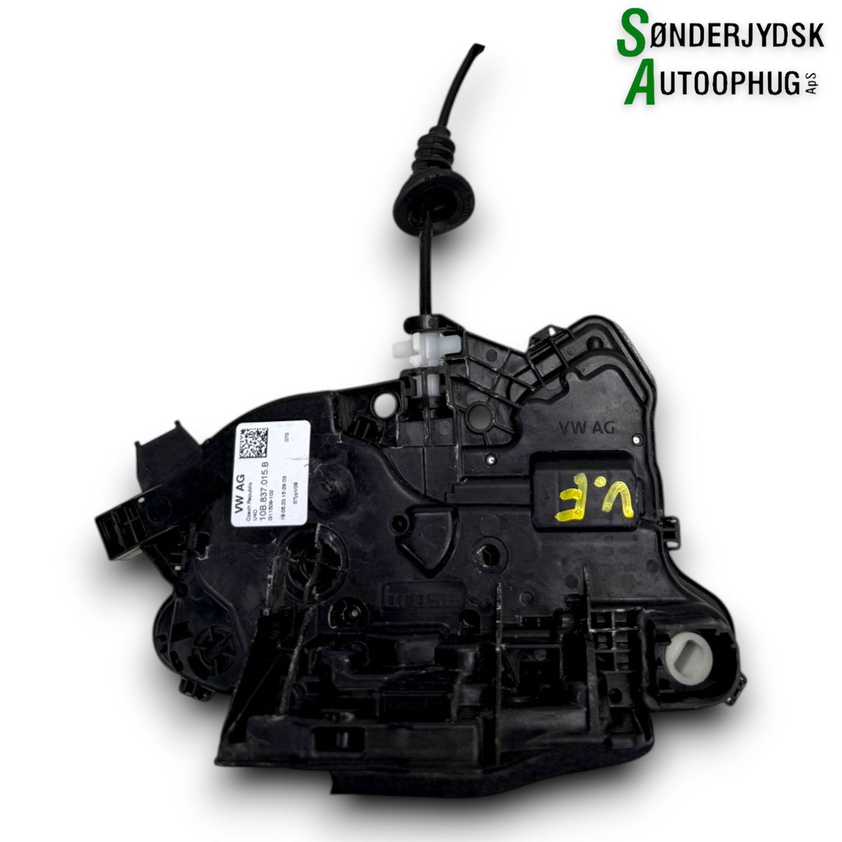 Skoda Fabia Dørlås Med OEM Nr. 10B837015B Fra Skoda Ophugger