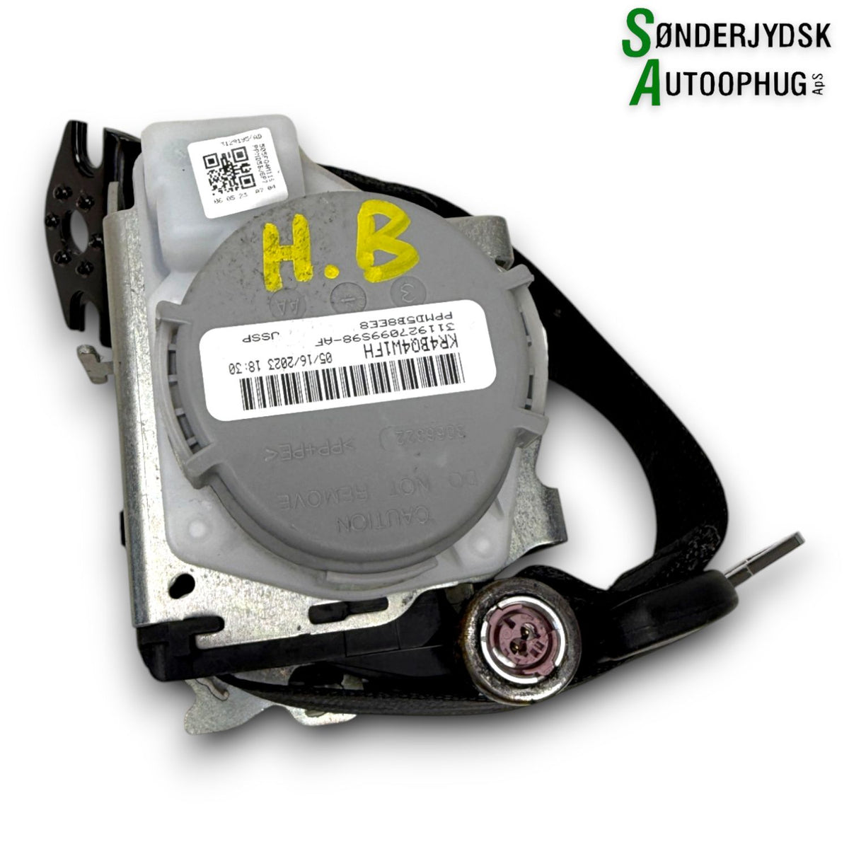 Skoda Fabia Sikkerhedsseler Bag Med OEM Nr. 6VA857805GRAA Fra Skoda Ophugger