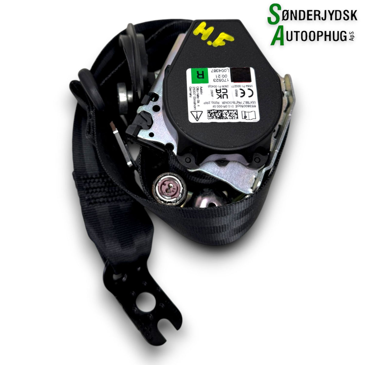Skoda Fabia Sikkerhedsseler For Med OEM Nr. 6VB857706E Fra Skoda Ophugger