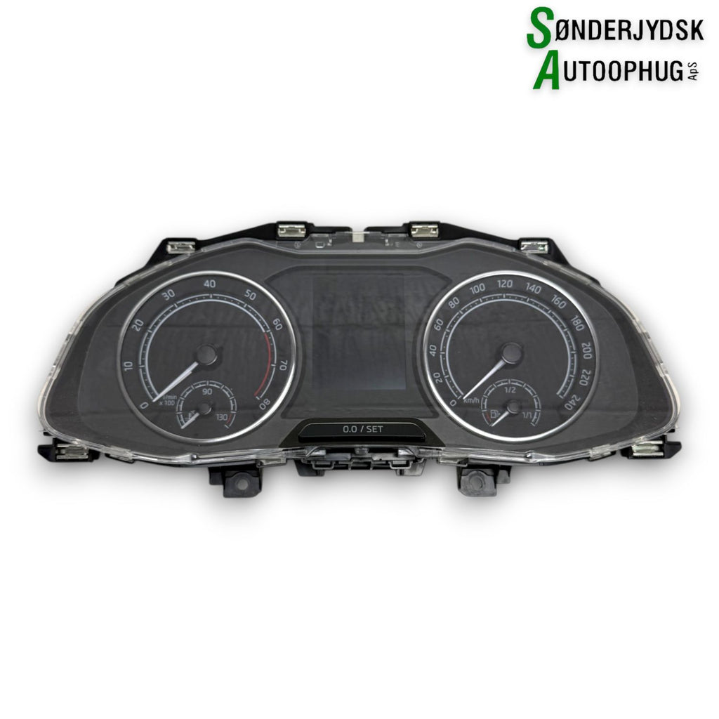 Skoda Fabia Speedometer - Instrument Med OEM Nr. 654920740C Fra Skoda Ophugger