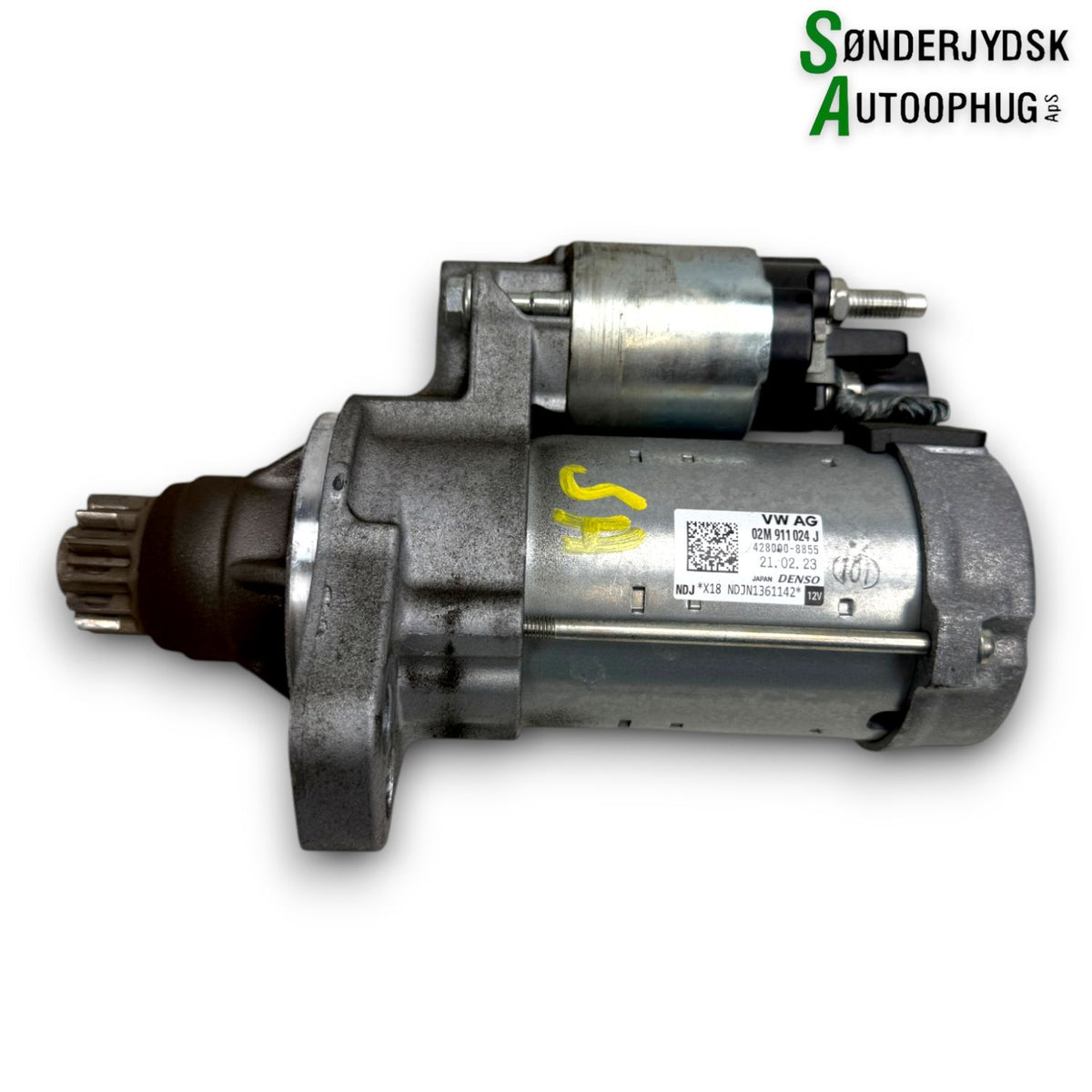 Skoda Fabia Starter Med OEM Nr. 02M911024JX Fra Skoda Ophugger