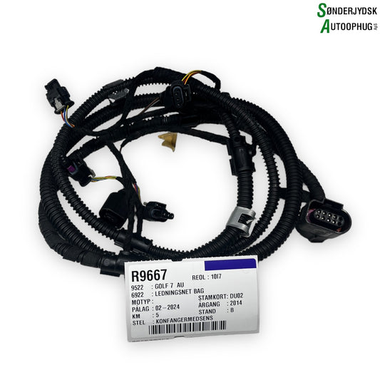 VW Golf 7 AU Ledningsnet Bag Med OEM Nr. 8K0973702 Fra VW Ophugger