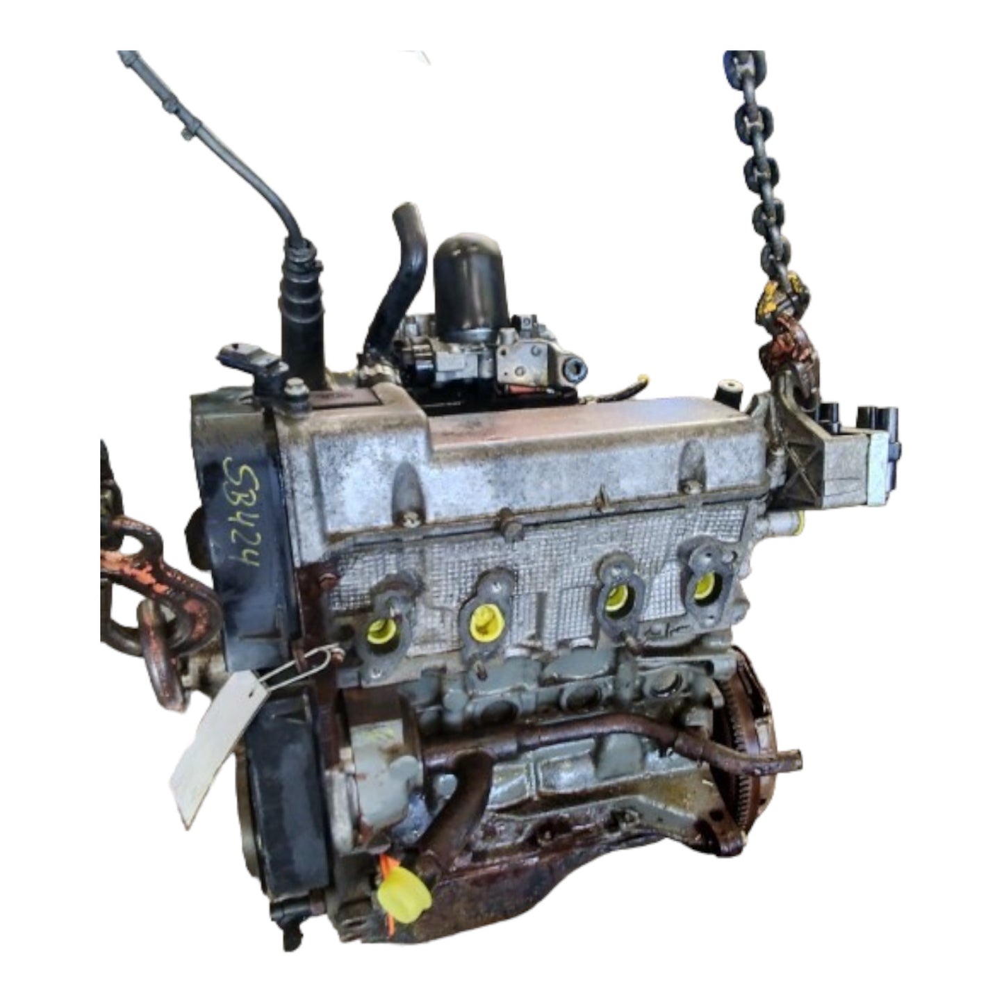 Fiat Punto III Motor Med OEM Nr. 188A4000 Fra Fiat Ophugger