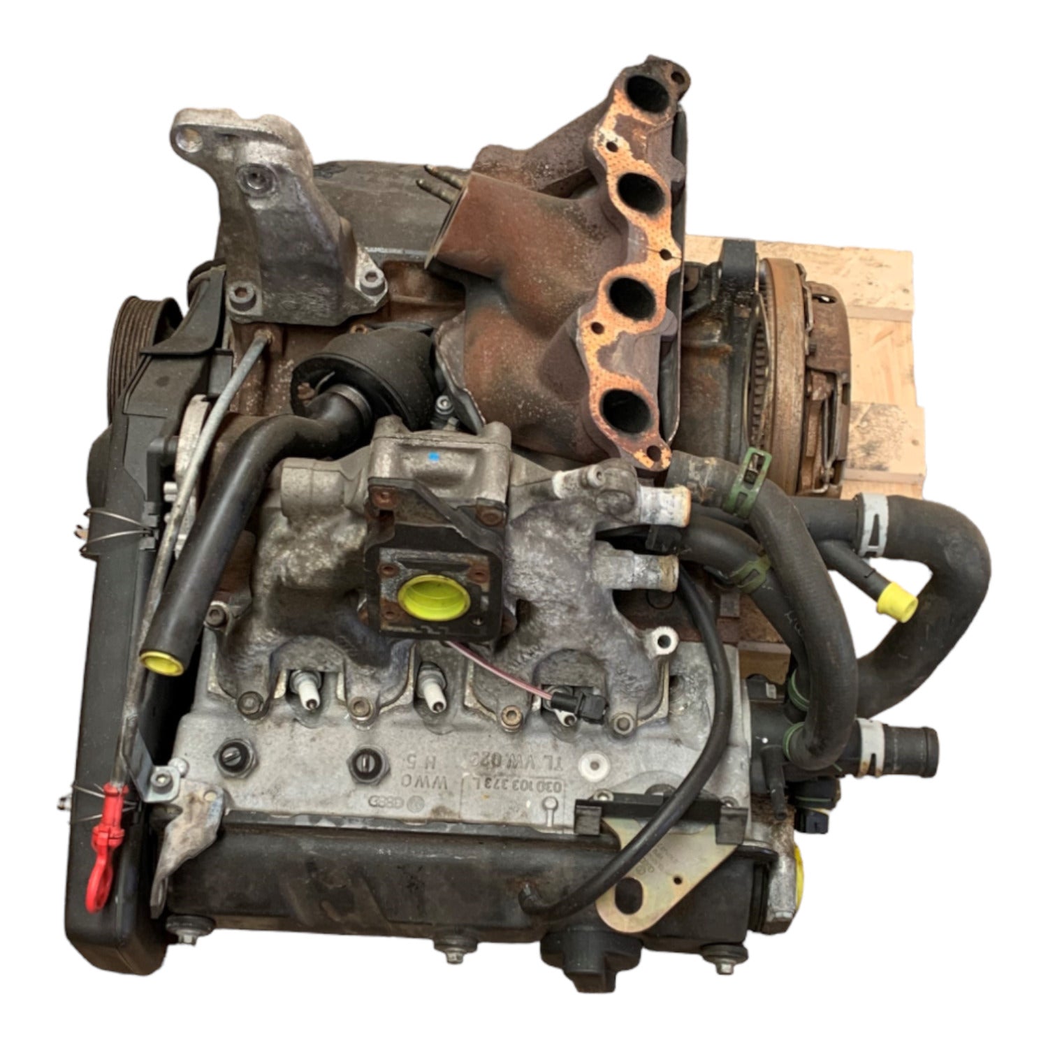 VW Golf 3 1H Motor Med OEM Nr. 037100103HX Fra VW Ophugger