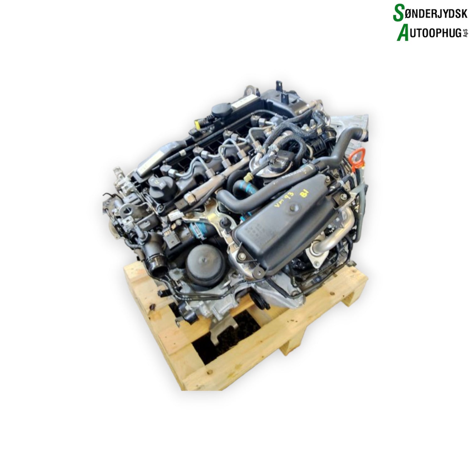 Mercedes-Benz Mercedes C W205 Motor Med OEM Nr. A651010931880 Fra Mercedes-Benz Ophugger