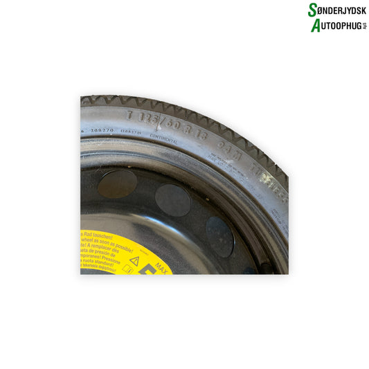 VW Polo 6C Reservehjul Med OEM Nr. 125X60X18 Fra VW Ophugger