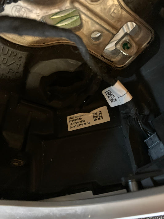 BMW 3-Serie GT F34 Rat Med OEM Nr. 62560150D Fra BMW Ophugger