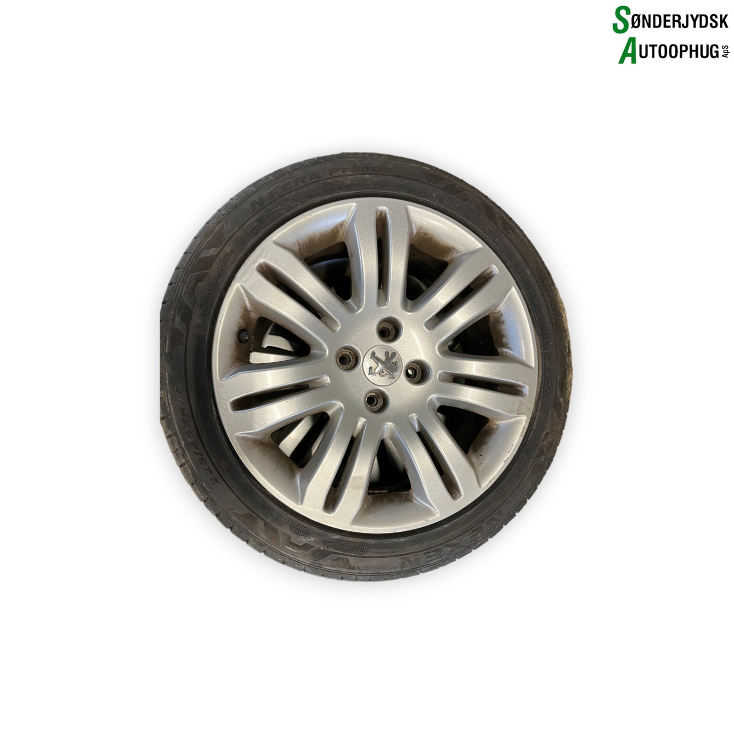 Peugeot 307 Fælge M/Sommerdæk Med OEM Nr. 2254517 Fra Peugeot Ophugger