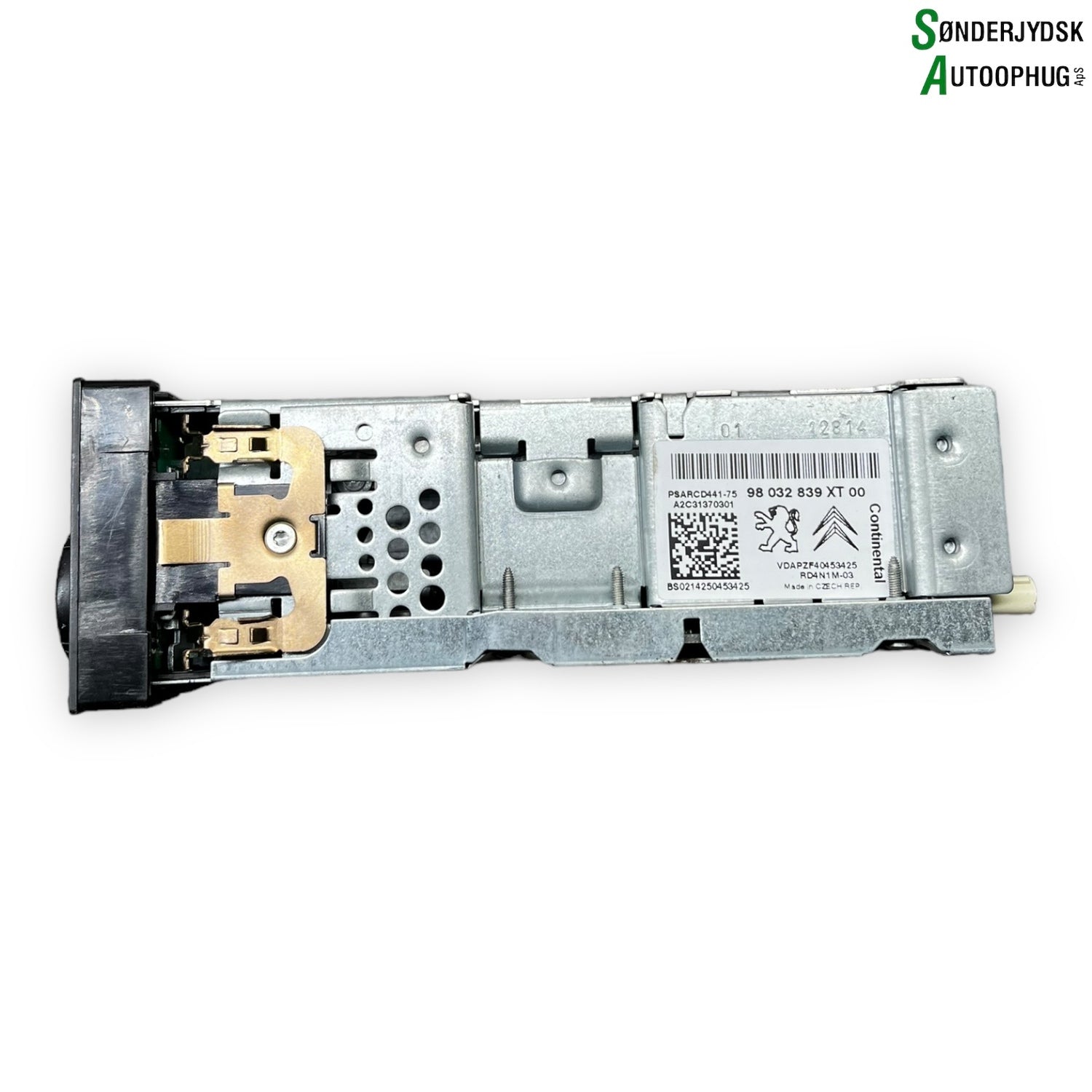 Citroen C3 II Radio M/Cd Med OEM Nr. 98032839XT Fra Citroen Ophugger
