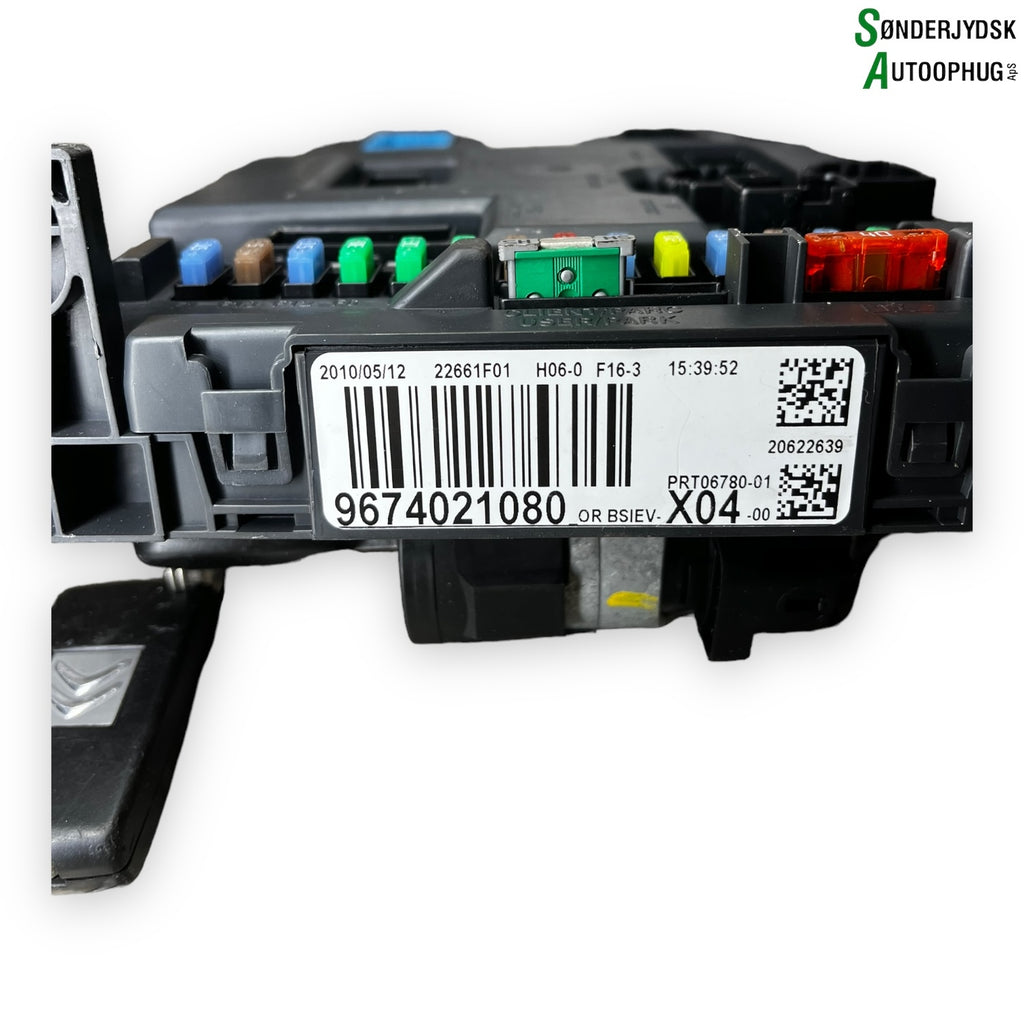 Citroen C3 II Startspærre Med OEM Nr. 9674021080 Fra Citroen Ophugger