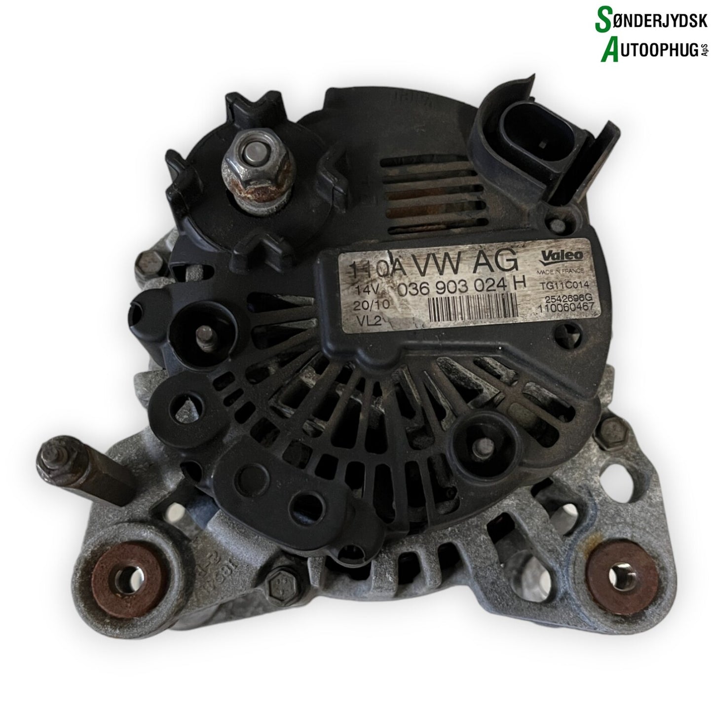 VW Polo 6R Generator Med OEM Nr. 036903024H Fra VW Ophugger