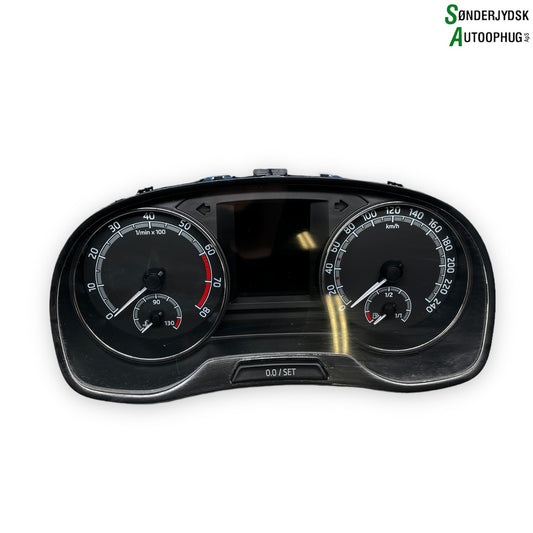 Skoda Fabia Speedometer - Instrument Med OEM Nr. 6V0920740D Fra Skoda Ophugger
