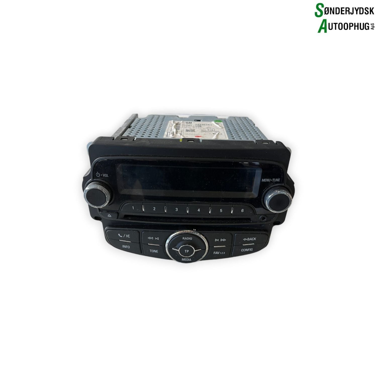 Opel Adam Radio M/Cd Med OEM Nr. 13435161 Fra Opel Ophugger