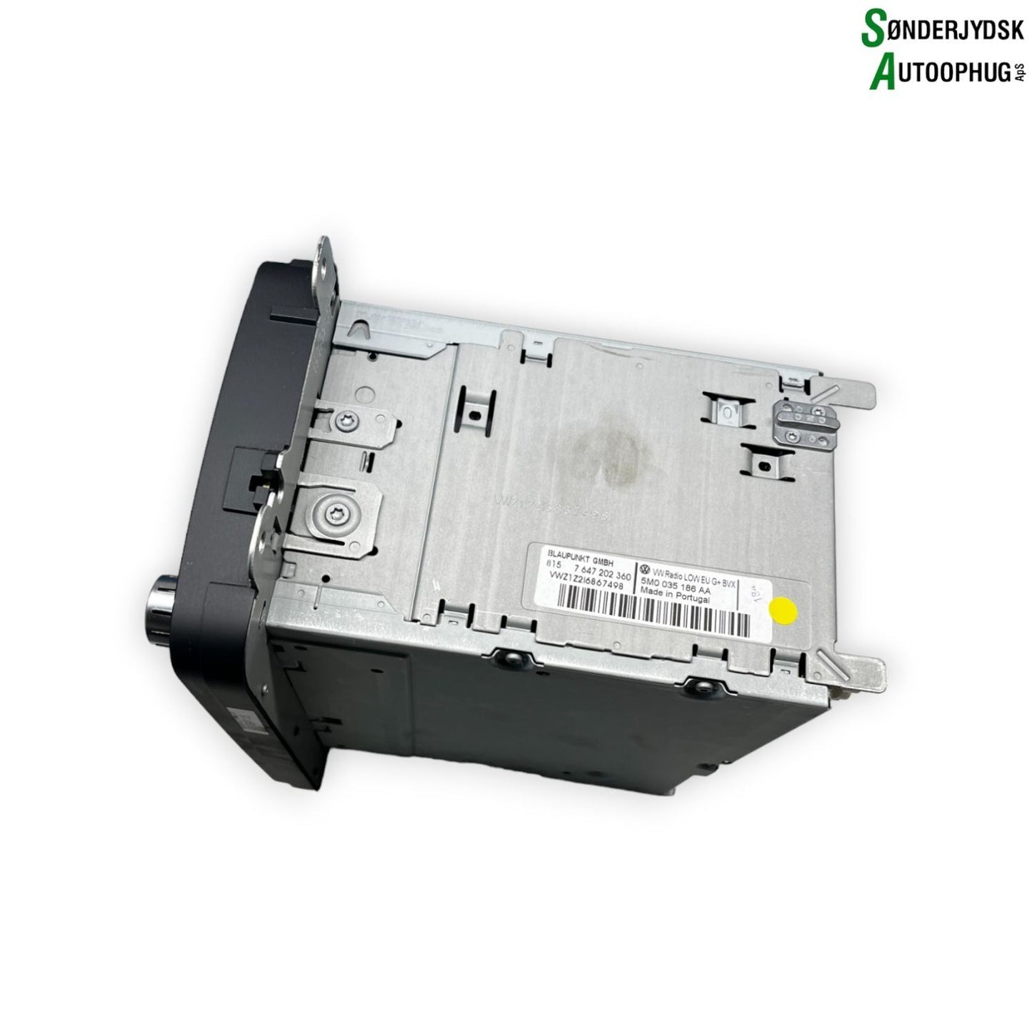 VW Polo 6R Radio M/Cd Med OEM Nr. 5M0035186AA Fra VW Ophugger