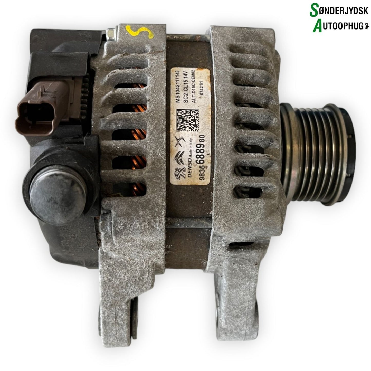 Opel Grandland Generator Med OEM Nr. 9835688980 Fra Opel Ophugger