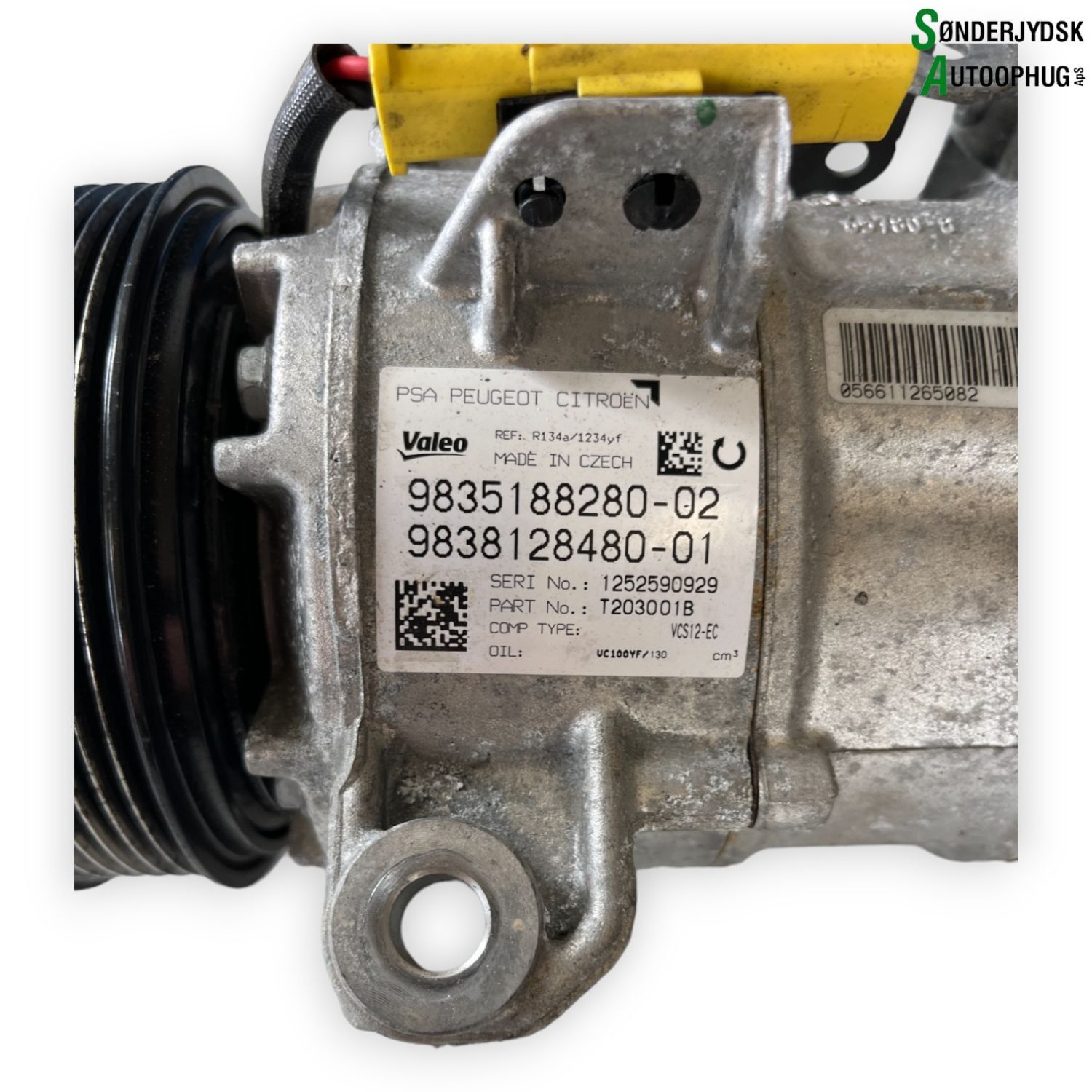 Opel Grandland Aircondition Pumpe Med OEM Nr. 9835188280 Fra Opel Ophugger
