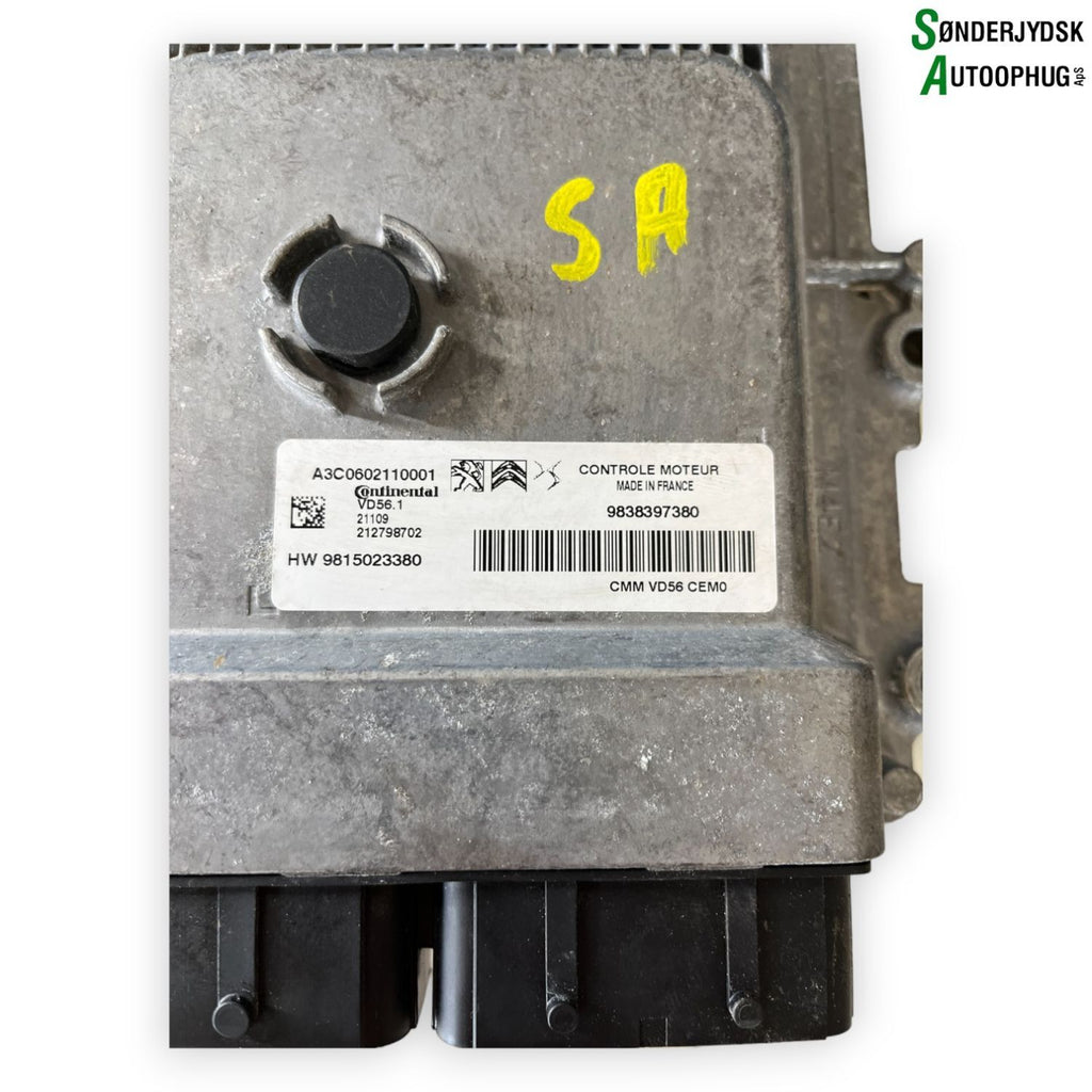 Opel Grandland Startspærre Med OEM Nr. 983288068000 Fra Opel Ophugger
