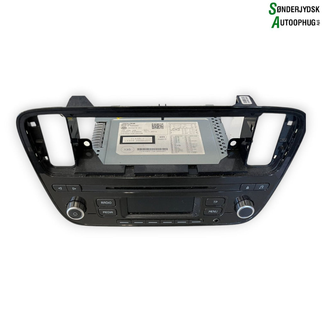 VW Up Radio M/Cd Med OEM Nr. 1S0035156 Fra VW Ophugger