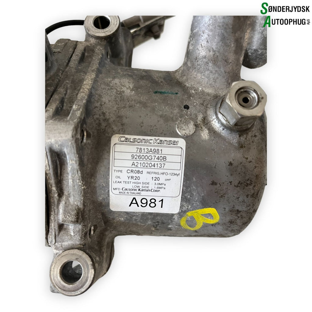 Mitsubishi Space Star Aircondition Pumpe Med OEM Nr. 7813A981 Fra Mitsubishi Ophugger
