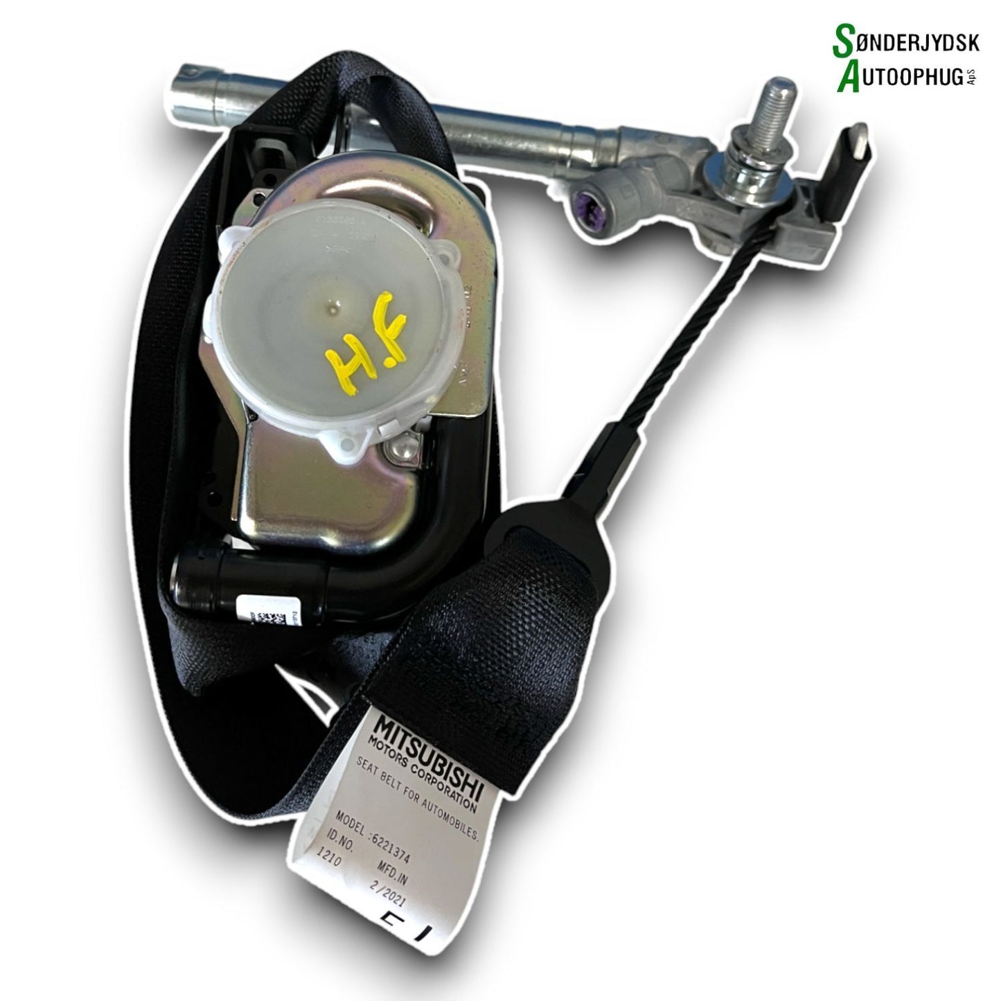 Mitsubishi Space Star Sikkerhedsseler For Med OEM Nr. 6221374 Fra Mitsubishi Ophugger