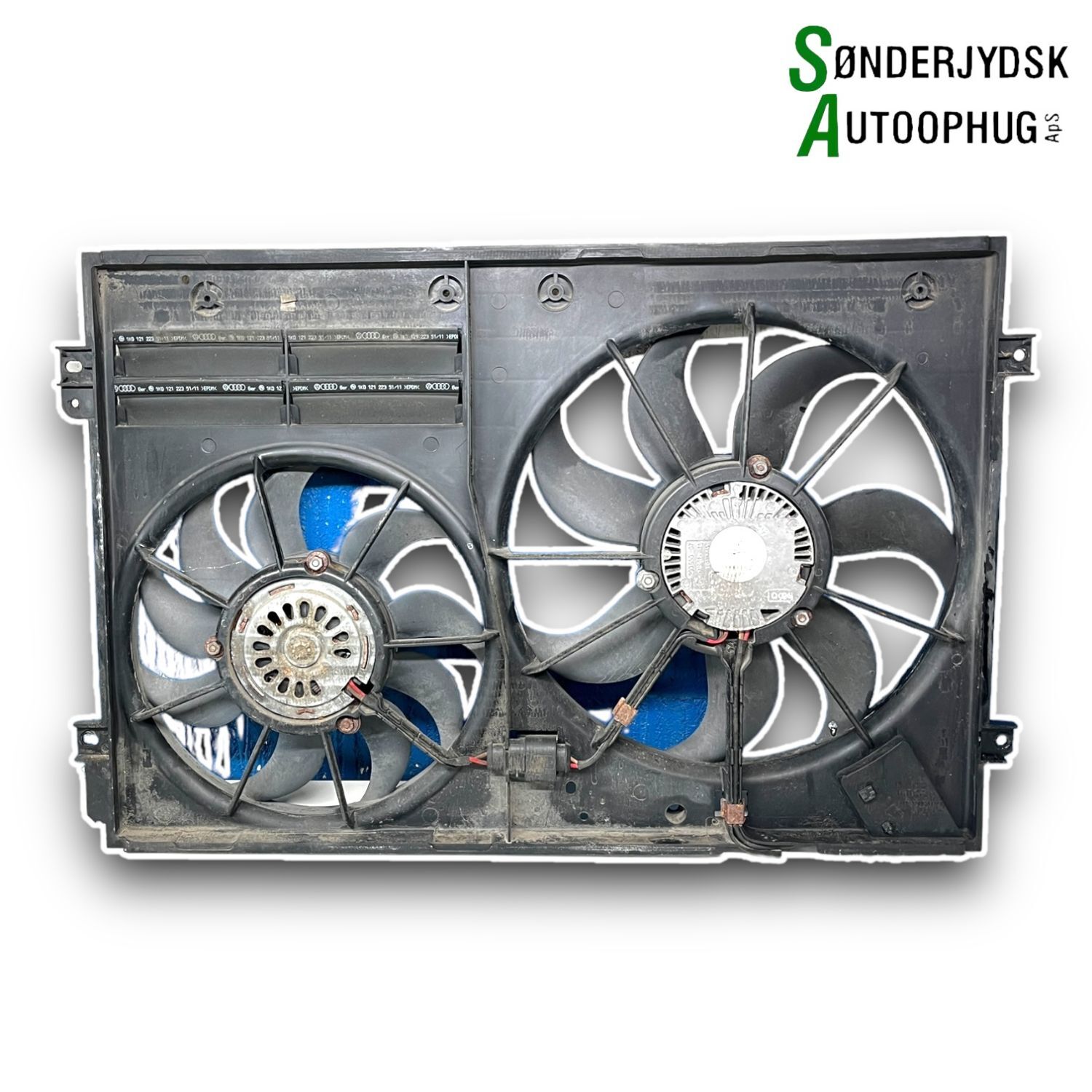 VW Golf 6 1K Kølerblæser El Med OEM Nr. 1K0121223 Fra VW Ophugger