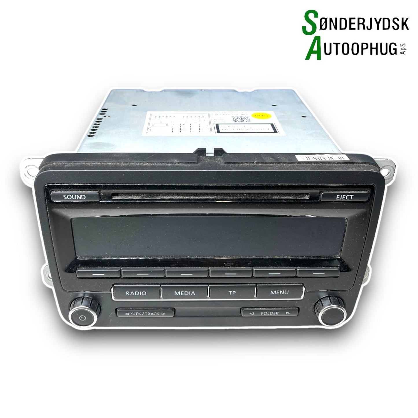 VW Golf 6 1K Radio M/Cd Med OEM Nr. 5M0035186J Fra VW Ophugger