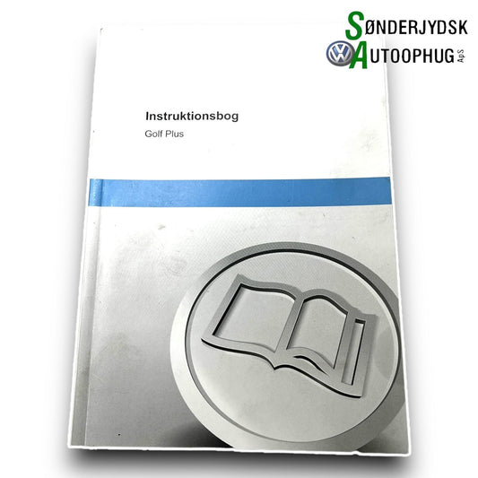 VW Golf 6 1K Instruktionsbog Med OEM Nr. DANSK Fra VW Ophugger