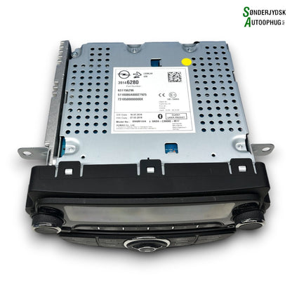 Opel Adam Radio M/Cd Med OEM Nr. 39146280 Fra Opel Ophugger