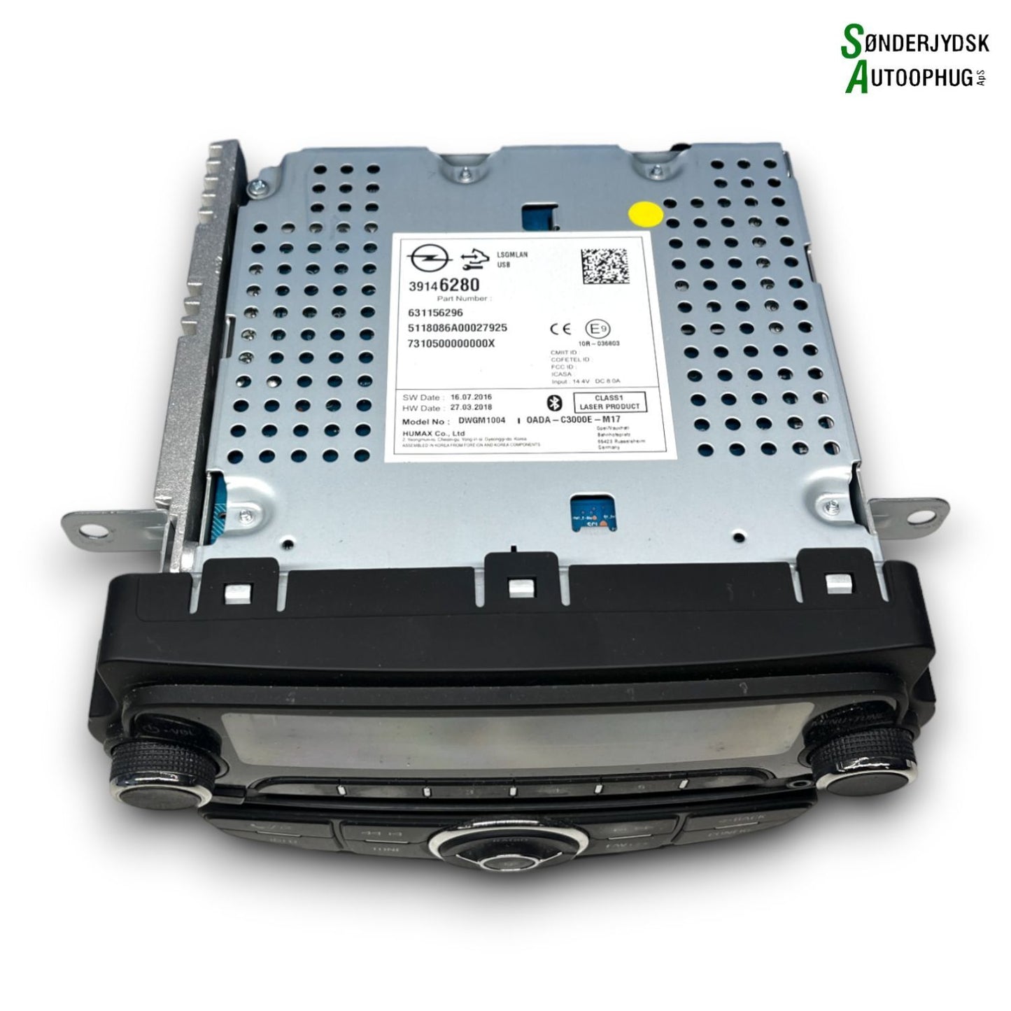 Opel Adam Radio M/Cd Med OEM Nr. 7310500000000X Fra Opel Ophugger