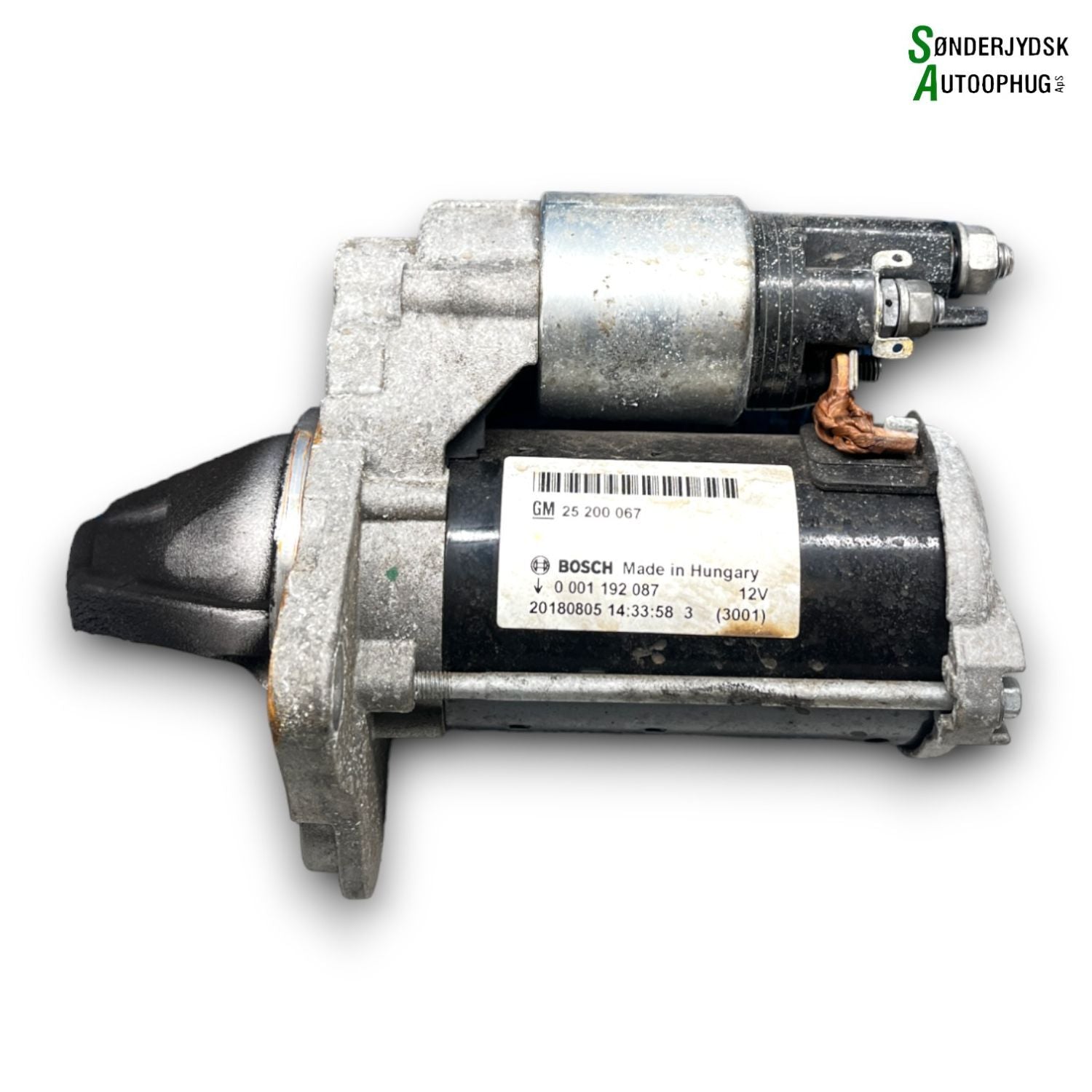Opel Adam Starter Med OEM Nr. 25200067 Fra Opel Ophugger