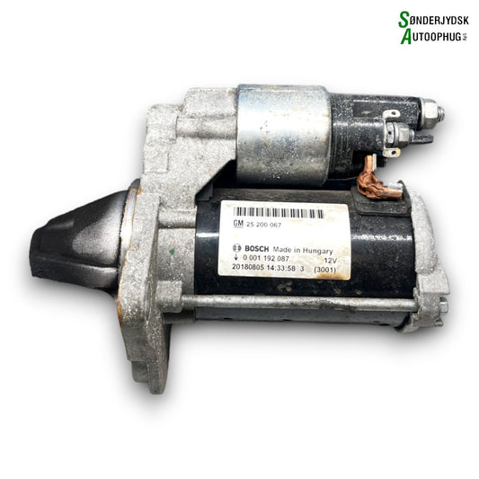 Opel Adam Starter Med OEM Nr. 0001192087 Fra Opel Ophugger