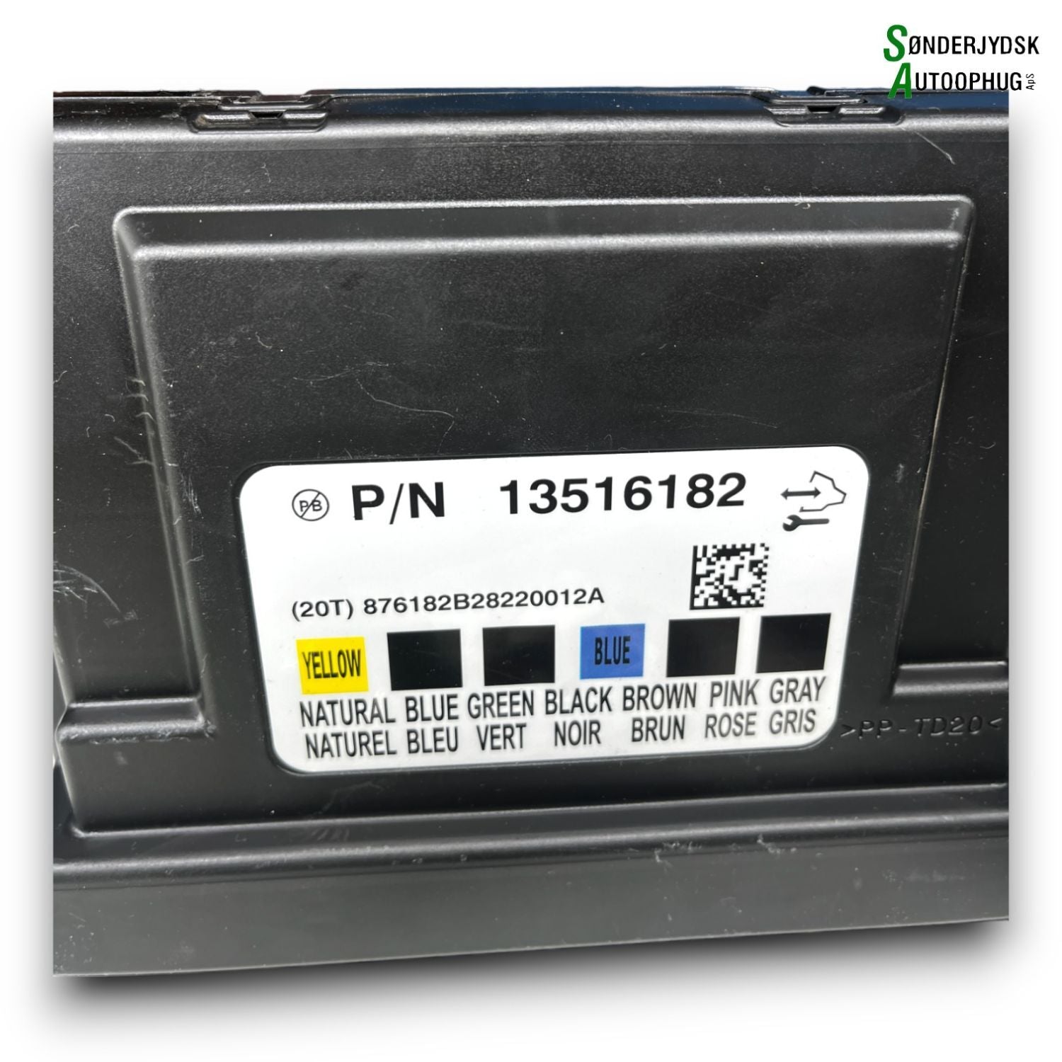 Opel Adam Startspærre Med OEM Nr. 39143404 Fra Opel Ophugger