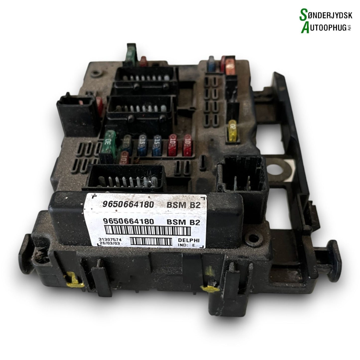 Peugeot 206 Sikringsboks Med OEM Nr. 9650664180 Fra Peugeot Ophugger