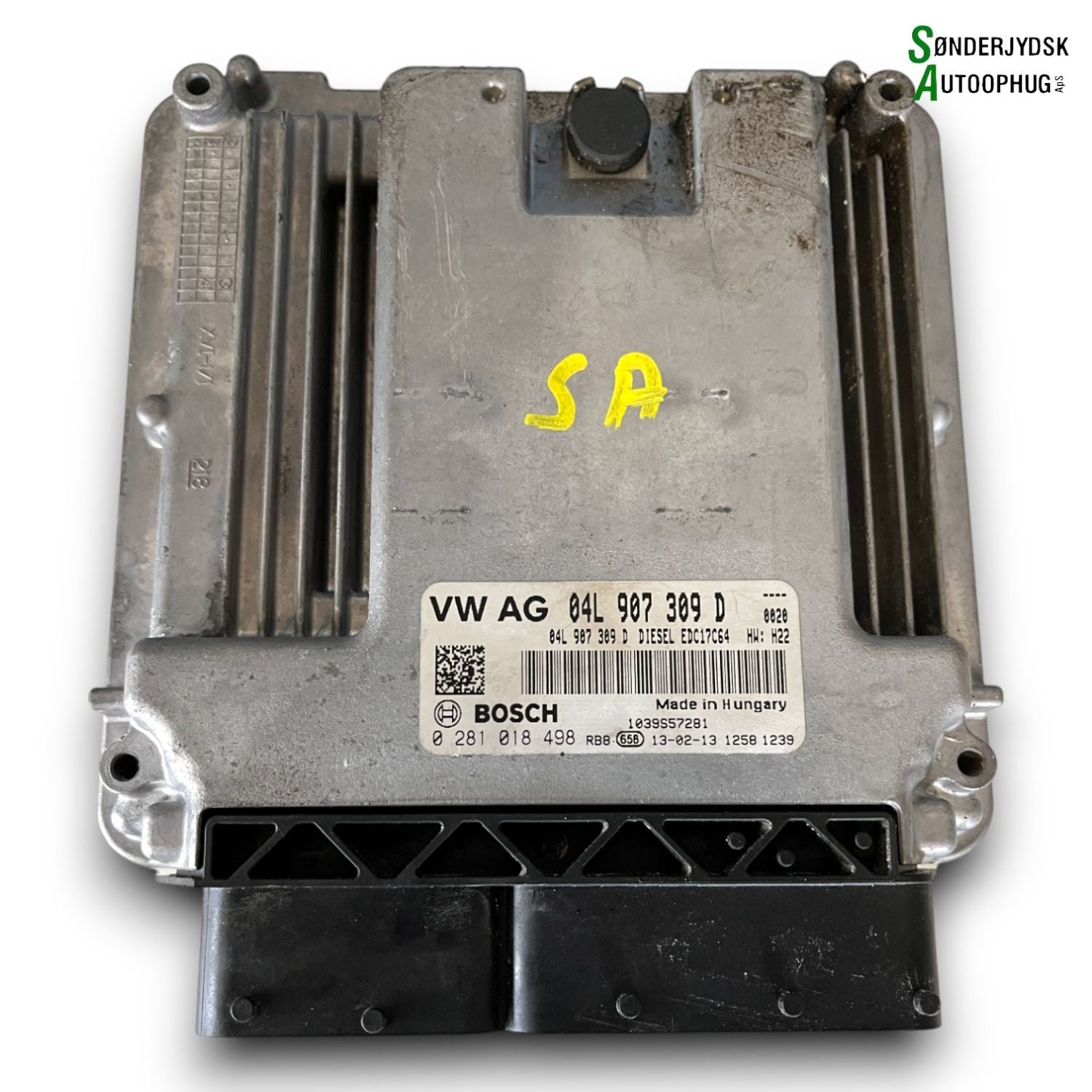 VW Golf 7 Au Motorstyring - Motorstyreboks - Injection Elboks Med OEM Nr. 04L907309D Fra VW Ophugger