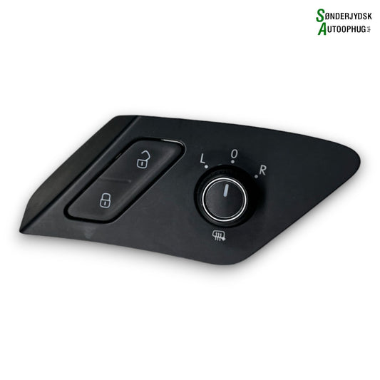 VW Golf 7 AU Kontakt Sidespejl Med OEM Nr. 5G0959565Q Fra VW Ophugger