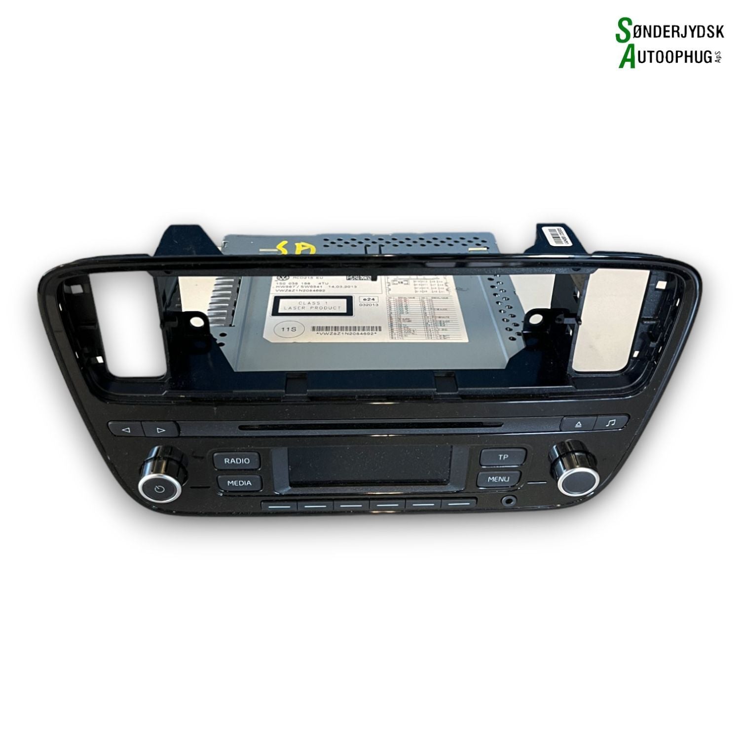 VW Up Radio M/Cd Med OEM Nr. 1S0035156 Fra VW Ophugger
