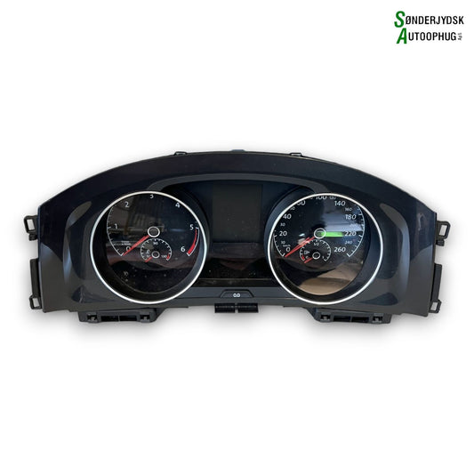 VW Golf 7 AU Speedometer - Instrument Med OEM Nr. 5G1920741B Fra VW Ophugger