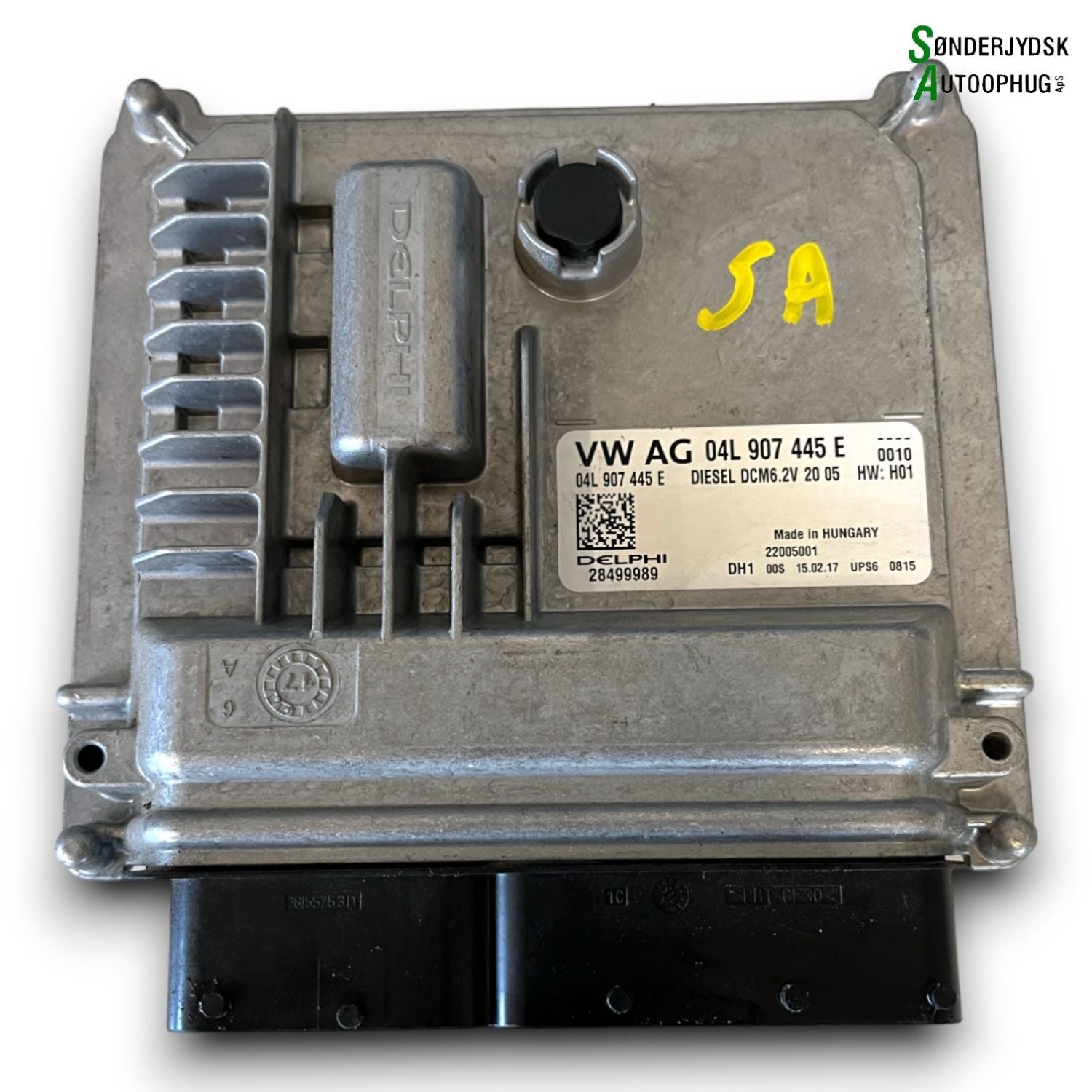 VW Golf 7 Au Motorstyring - Motorstyreboks - Injection Elboks Med OEM Nr. 04L907445E Fra VW Ophugger