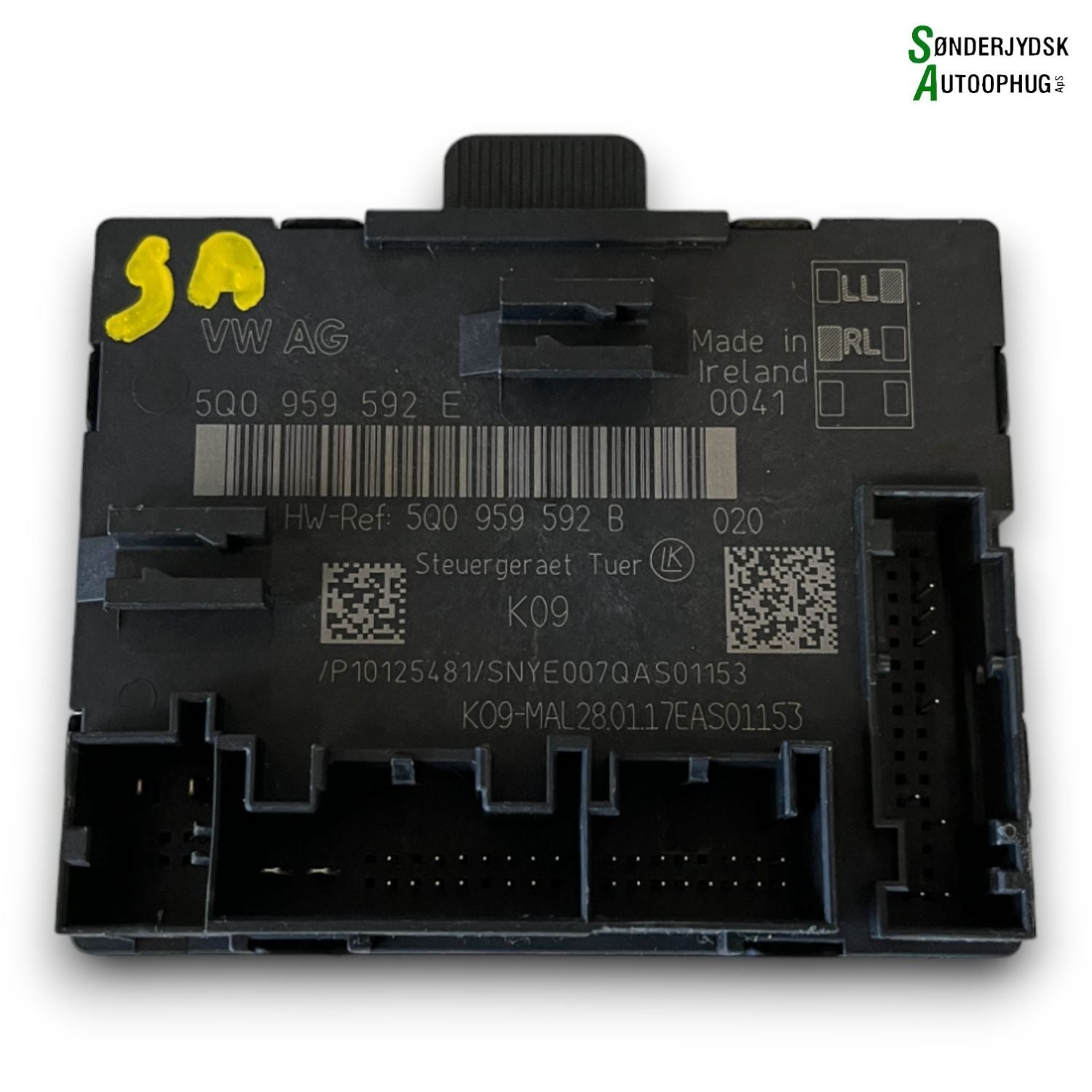 VW Golf 7 AU Bcm / Komfortkomputer Med OEM Nr. 5Q0959592B Fra VW Ophugger
