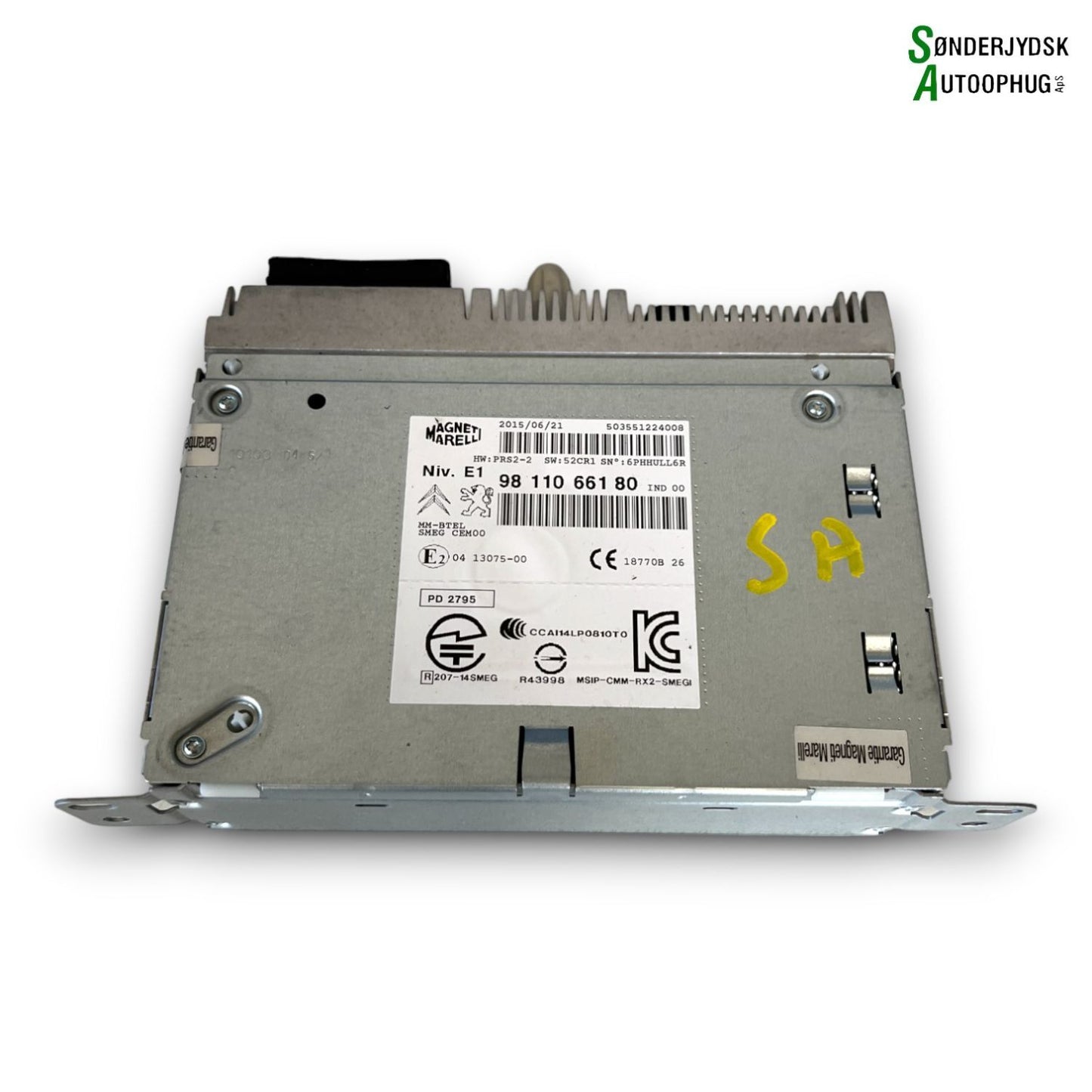 Peugeot 208 Navigationsanl Med OEM Nr. 9811066180 Fra Peugeot Ophugger