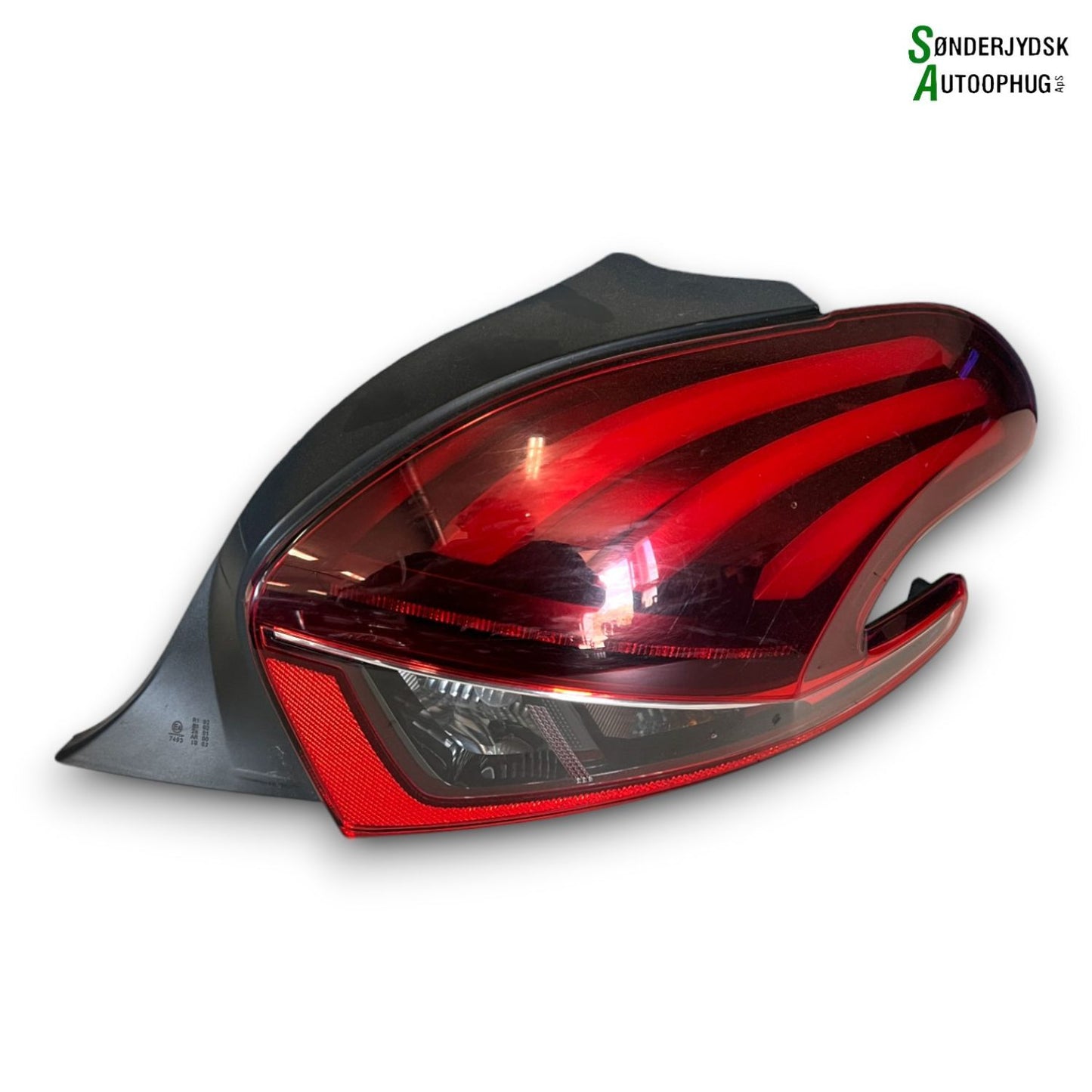 Peugeot 208 Baglygte Med OEM Nr. 9810343080 Fra Peugeot Ophugger